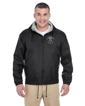 504th Parachute  Infantry Regiment (C) Embroidered Fleece-Lined Hooded Jacket