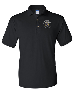 504th PIR "Devils in Baggy Pants" Embroidered Cotton Polo Shirt