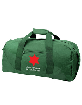 6th Infantry Division Embroidered Duffel Bag