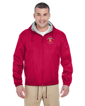 782nd Maintenance Battalion Embroidered Fleece-Lined Hooded Jacket 