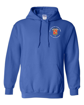 319th Field Artillery Embroidered Hooded Sweatshirt-M