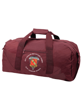 319th Field Artillery Embroidered Duffel Bag-M