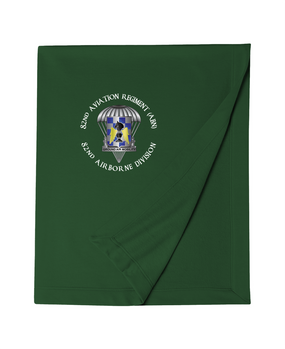 82nd Aviation Brigade Embroidered Dryblend Stadium Blanket-M