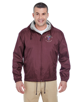 508th Parachute Infantry Regiment (C) Embroidered Fleece-Lined Hooded Jacket-M