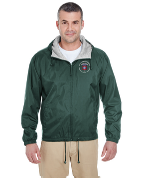 82nd Airborne Division (C) Embroidered Fleece-Lined Hooded Jacket-M