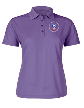 Ladies 187th RCT Embroidered Moisture Wick Polo Shirt (C)
