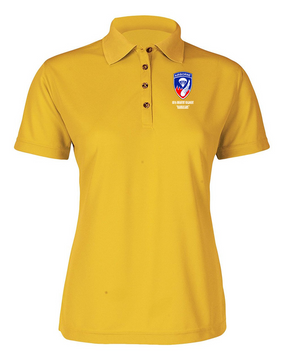 Ladies 187th RCT Embroidered Moisture Wick Polo Shirt (V)