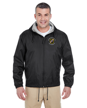 46th Special Forces Group Embroidered Fleece-Lined Hooded Jacket