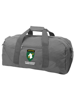 1st Special Operations Command (V) Embroidered Duffel Bag
