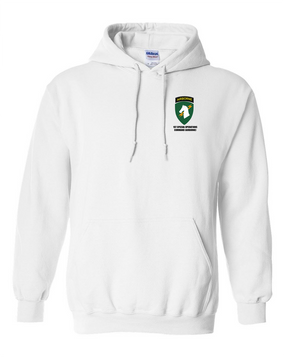 1st Special Operations Command (V) Embroidered Hooded Sweatshirt