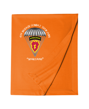 4th Brigade Combat Team (Airborne) Embroidered Dryblend Stadium Blanket