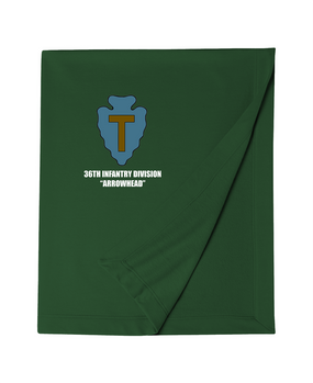 36th Infantry Division Embroidered Dryblend Stadium Blanket