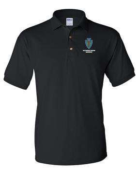 36th Infantry Division Embroidered Cotton Polo Shirt