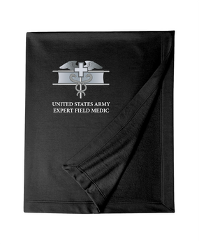 Expert Field Medical Badge (EFMB) Embroidered Dryblend Stadium Blanket