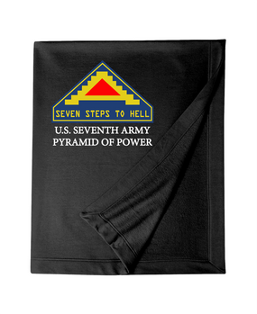 United States 7th Army  Embroidered Dryblend Stadium Blanket