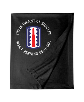 197th Infantry Brigade (C)  Embroidered Dryblend Stadium Blanket