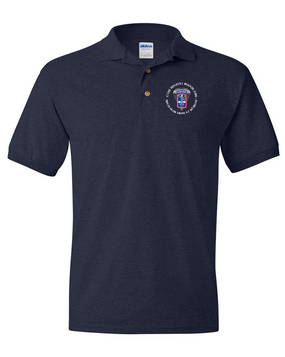 172nd Infantry Brigade (Airborne) (C)  Embroidered Cotton Polo Shirt