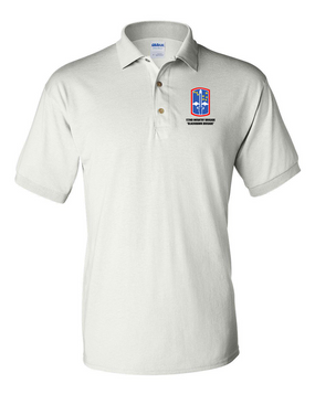 172nd Infantry Brigade "Blackhawk" Embroidered Cotton Polo Shirt
