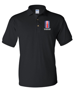 197th Infantry Brigade Embroidered Cotton Polo Shirt