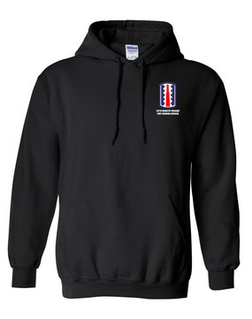 197th Infantry Brigade Embroidered Hooded Sweatshirt