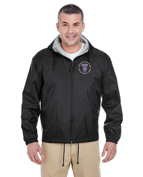 172nd Infantry Brigade (Airborne) (C)  Embroidered Fleece-Lined Hooded Jacket 