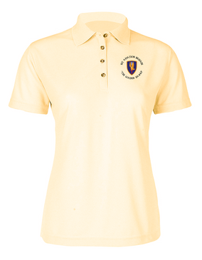 1st Aviation Brigade (C)  Ladies Embroidered Moisture Wick Polo Shirt