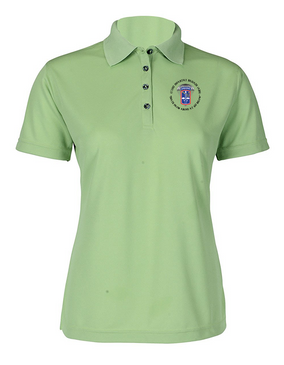 172nd Infantry Brigade (Airborne) (C) Ladies Embroidered Moisture Wick Polo Shirt