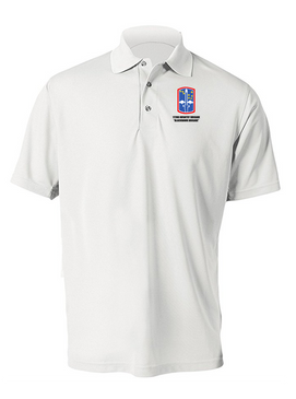 172nd Infantry Brigade "Blackhawk"  Embroidered Moisture Wick Polo  Shirt