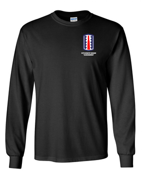 197th Infantry Brigade "Sledgehammer"  Long-Sleeve Cotton T-Shirt
