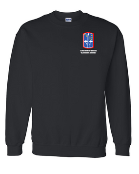172nd Infantry Brigade "Blackhawk"  Embroidered Sweatshirt