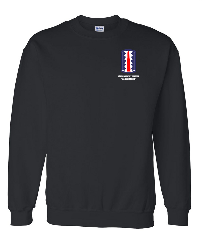 197th Infantry Brigade Embroidered Sweatshirt