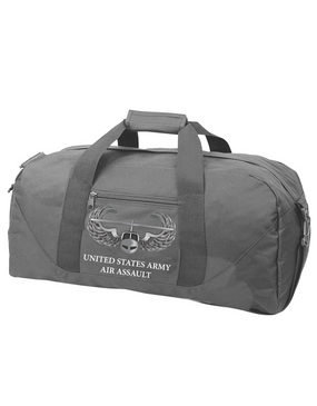US Army Air Assault Badge Embroidered Duffel Bag