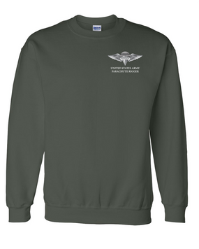 US Army Rigger Wings Embroidered Sweatshirt