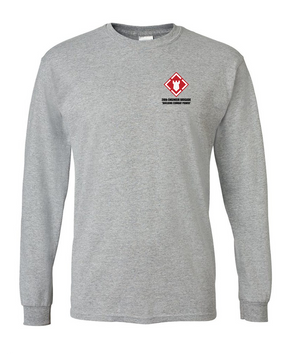 20th Engineer Brigade Long-Sleeve Cotton T-Shirt