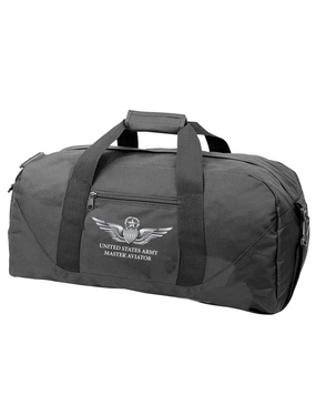 US Army Master Aviator Embroidered Duffel Bag