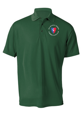 38th Infantry Division (C)  "Avengers of Bataan" Embroidered Moisture Wick Polo  Shirt