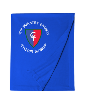 38th Infantry Division (C) "Cyclone Division" Embroidered Dryblend Stadium Blanket