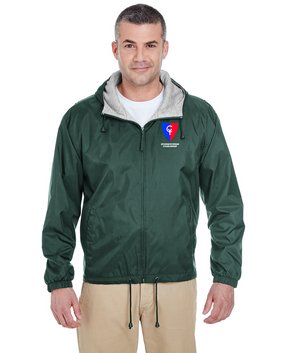 38th Infantry Division  "Cyclone Division" Embroidered Fleece-Lined Hooded Jacket 