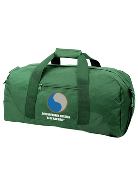 29th Infantry Division "Blue and Gray"  Embroidered Duffel Bag