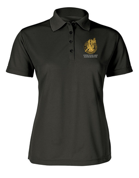 US Army Master Recruiter Ladies Embroidered Moisture Wick Polo Shirt