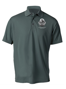US Army SCUBA Embroidered Moisture Wick Polo  Shirt