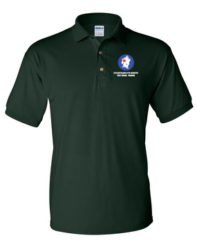 5th Battalion 87th Infantry Embroidered Cotton Polo Shirt