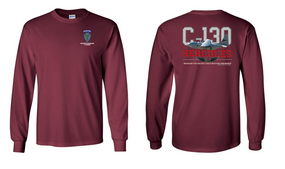 36th Infantry Division (Airborne)  "C-130"  Long Sleeve Cotton Shirt