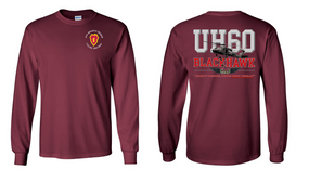 25th Infantry Division  "UH-60" Long Sleeve Cotton Shirt