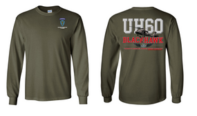 36th Infantry Division (Airborne) "UH-60" Long Sleeve Cotton Shirt