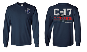 8th Infantry Division (Airborne)  "C-17 Globemaster"  Long Sleeve Cotton Shirt