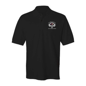 82nd Signal Battalion Punisher Embroidered Cotton Polo Shirt