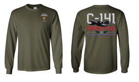 4th Brigade Combat Team (Airborne) "C-141 Starlifter" Long Sleeve Cotton Shirt