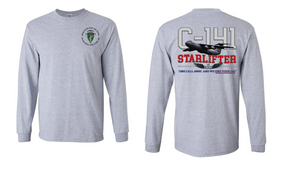 US Army Civil Affairs & Psyops Command "C-141 Starlifter" Long Sleeve Cotton Shirt