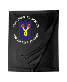 196th Light Infantry Brigade (C) Embroidered Dryblend Stadium Blanket